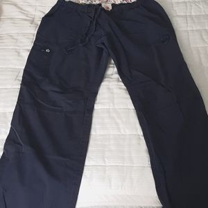 Koi medium scrub pants, navy